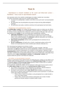 Alle tentamenstof voor onderzoekspracticum 2 uit jaar 2 van pedagogische wetenschappen (geschreven in 2020-2021)