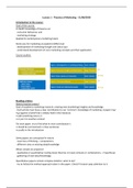 Theories of Marketing Summary - Msc Business Administration
