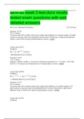 MATH 302  week 3 test&period;docx mostly tested exam questions with well detailed answers 