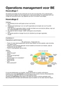 Samenvatting Operations Management voor BE