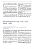 Digital Contact Tracing, Privacy, and Public Health