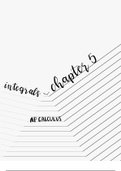 AP Calculus - Chapter 5, Integrals