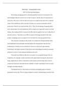Final Paper – Shopping Mall Project ENV 333 Environmental Impact 	Developing a shopping mall in a densely populated rural area is assumed as the undertaking & initiative carried out in order to improve the life style of communities in such areas. This is 