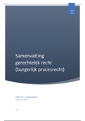 Samenvatting gerechtelijk recht