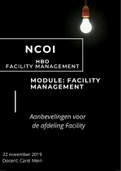 Voorbeeld NCOI module Facility Management geslaagd  plus feedback