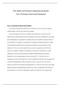 C815&colon; Quality and Performance Management and Methods Task 3&colon; Performance Improvement Management    Part A1&colon; Workplace Standards and Guidelines In the typical management hierarchy&comma; there are three levels&colon; top &lpar;or executive&rpar; managers&comma; middle managers&comma; and f