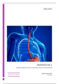 Samenvatting hoofdstuk 1&colon; slokdarm&comma; maag&comma; duodenum