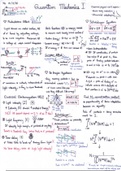 Quantum Mechanics University Notes