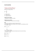 Grade 12 IEB Physical Sciences - Electric Circuits Notes (Physics Section E)