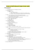 NR 283 Pathophysiology Exam 2 Study Guide