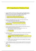 ATI Comprehensive Predictor Exam( LATEST UPDATE)