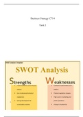 Business Strategy C714 Task 2                Using a SWOT analysis for EZ-Pleeze food company, we gather a further understanding in the Strengths, Weakness, Opportunities and Threats as EZ- Pleeze food company begins to develop an improved strategic plan 
