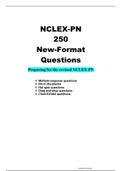NCLEX-PN 250 New-Format Questions: Preparing for the revised NCLEX-PN: Fundamentals of nursing, Medical-surgical nursing, Maternal-infant nursing, Pediatric nursing and Psychiatric and mental health nursing