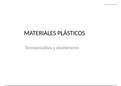 Tipos de plásticos, aplicaciones y propiedades.