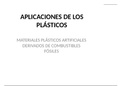 Tipos de plásticos y sus aplicaciones