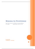 Wijkanalyse Rivierenwijk + Advies wethouder