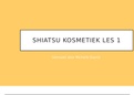 Presentatie: hoofdstuk 1  De complete methode Shiatsu Kosmetiek, ISBN: 9789073930353