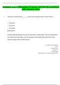  BUSINESS mark110 Managing Products and Brands questions with answers docs 
