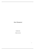 Unit 15 -  Resort Management (Written Coursework Assignment)