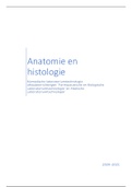 Anatomie en Histologie samenvatting