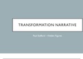 Paul Stafford Transformation Narrative PPT 