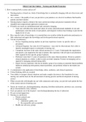 NR222 Unit One Outline – Nursing and Health Promotion( Notes summary)