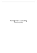 Samenvatting management accounting