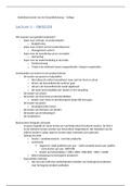Samenvatting Colleges Bedrijfseconomie van de gezondheidszorg 