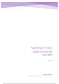  Samenvatting Hoofdstukken Sociaal Recht - Arbeidsrecht