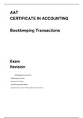 AAT Level 2 Bookkeeping Transactions 