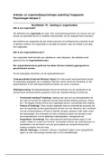 Samenvatting Arbeids- en organisatiepsychologie  + oefenvragen (2020)