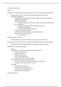 ZOOL 2404-001 A&P Exam 1 Study Guide