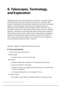 6. Telescopes, Technology and Exploration