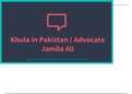 Complete Khula Procedure in Pakistan - Let Know Khula Pakistani Law Legally 
