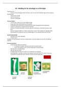 Samenvatting partim osteologie en arthrologie van ABS 1 &lpar;6 hoofdstukken&rpar; 