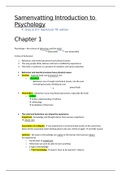Psychology Ch.1 t/m 5 (Gray & Borklund)