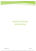 Samenvatting media en digitale samenleving