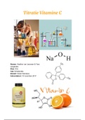 Praktische opdracht over titratie van vitamine C VWO 5
