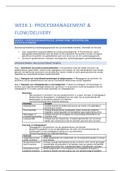 Complete stof samenvatting | Operations Management B&M/T&M (EBB644B05) | Bedrijfskunde RUG