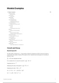 List of mathematical models 