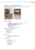 Summary Introduction to Animal Sciences (YAS-10306)
