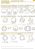 Circle Geometry: Mathematics Summary (Black)