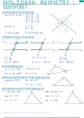 Euclidean Geometry: Mathematics Summary (Blue)