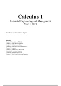 Calculus 1 Samenvatting