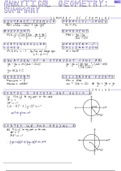Summaries of Grade 12 Geometry (Black)