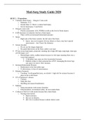 Med-Surg Study Guide 2020 QUIZ 1 – 25 questions.