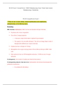 NR 283 Exam 3 Concept Review / NR283 Pathophysiology Exam 1 Study Guide (Latest): Pathophysiology : Chamberlain
