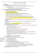 NR 565 week 7 & 8 Final Study Guide Pharmacology Latest 2020