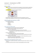 RSM IBA Human Resource Management(BT2102) - Full Summary (lectures and readings)