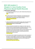BIO 160 module 3 Chapter 6: Case Studies from Physician-Based Health Records